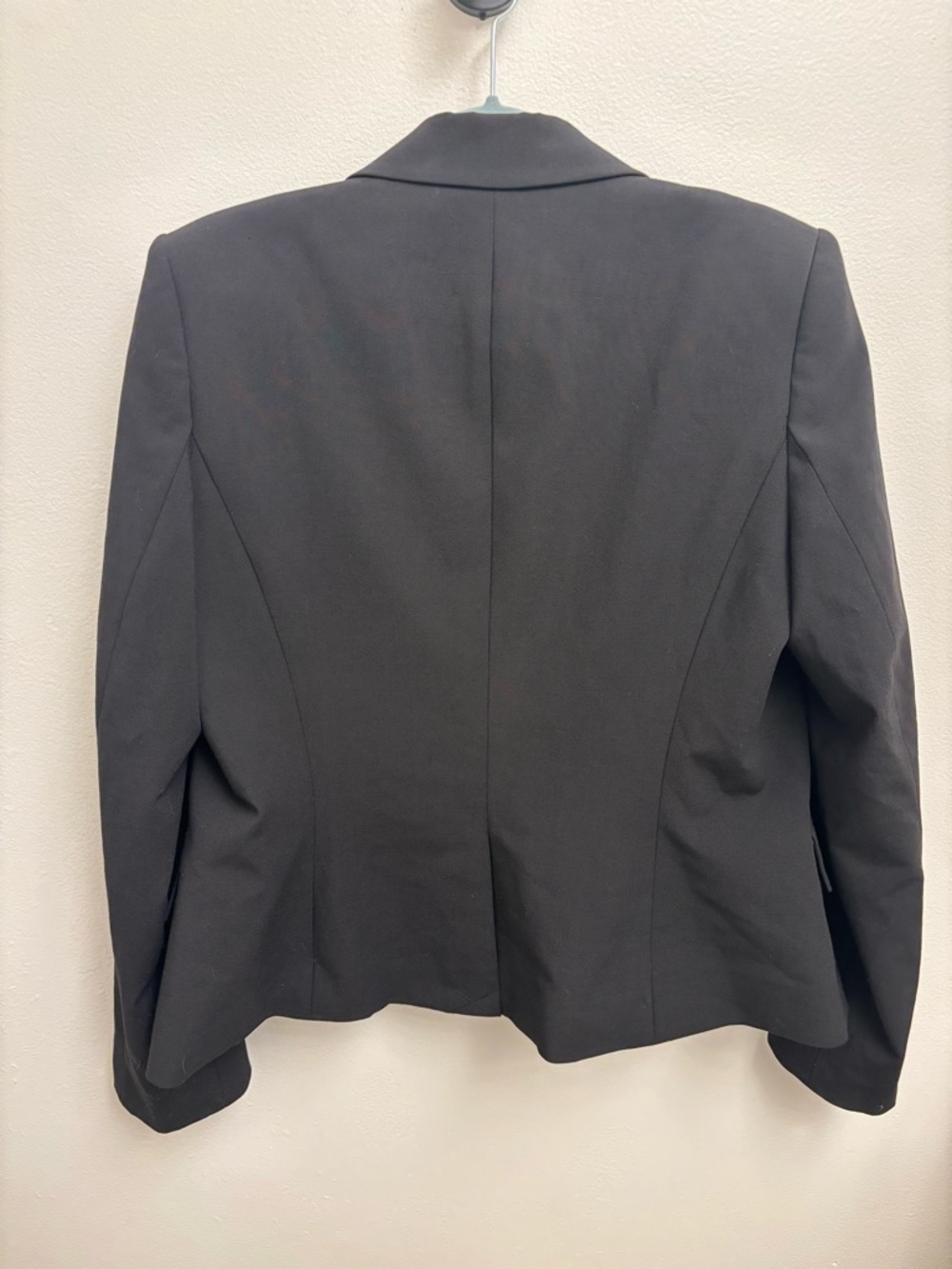 Calvin Klein Black Two-Button Tailored Blazer Career Jacket Women’s 8 - Picture 3 of 13